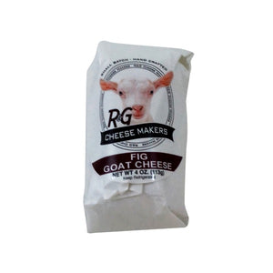 Soft, fresh, goat milk chevre with fig  avg wt: 4 oz.