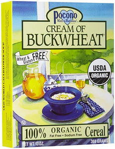 Pure buckwheat hot cereal. Stone ground from the heart of pure buckwheat. USDA Certified Organic. Ingredients  100% Certified Organic Buckwheat. Buckwheat is not ready-to-eat & must be thoroughly cooked before eating.  13 oz. Box
