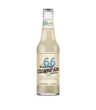 This ale has the same great, fresh ginger taste you’ve grown to love in our original, but with only 66 calories.  “66” is sweetened with pure cane sugar and monkfruit—an ages-old Chinese medicinal and zero calorie sweetener.  Ingredients: Carbonated Water, Pure Cane Sugar, 100% Fresh Ginger, Monk Fruit Extract and Citric Acid