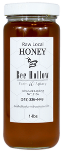 This honey is all about summer lovin’. This honey comes from the abundance of summer clovers and wildflowers.  Bee Hollow Farm is located in Schodack Landing, New York.  16 oz. glass jar