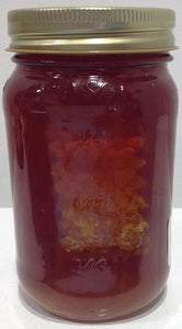 Honey and honeycomb in one jar!  Harvested in the Hudson Valley.    24 ounces of rich honey in glass jar with lid.
