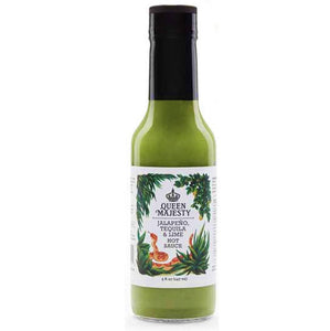 Our all-natural, original & award-winning recipes are VEGAN • GLUTEN & SUGAR FREE • KOSHER   INGREDIENTS: White vinegar, jalapeño peppers, onions, apple cider vinegar with mother, lime juice, white tequila, garlic, green apple, ginger root, olive oil, salt & spices. 5 oz. glass bottle with tamper resistant wrapping.