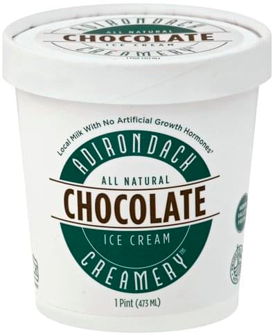This chocolate ice cream is pure and simple with a deep decadent flavor that could only come from the highest quality all natural cocoa.  Ingredients: Cream, Milk, Cane Sugar, Cocoa (processed with Alkali,) Skim Milk Powder, Egg Yolks, Pure Vanilla Extract.  1 pint