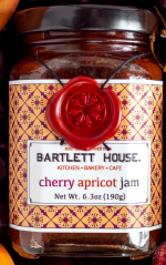 Organic tart cherries and sweet apricots make this quite a lovely jam. This flavor delights on all varieties of breads, morning pastries, and of course, a spoonful on its own!  Ingredients: Apricots, Cherries, Sugar  Net Wt. 6.3 oz (190g)  Made in Hudson Valley