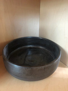 Dark handmade cereal bowl  Handmade by Tellefsen Atelier in Middletown, NY   6 inches in diameter by 2 inches in height