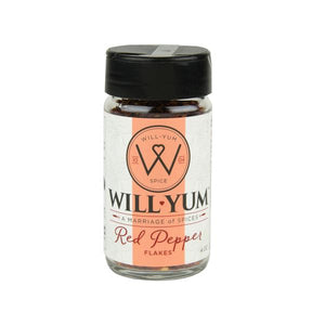 All Red Pepper Flakes are not equal!  Once you try the WillYUM Red Pepper Flakes, that  are dried and crushed with Birdseye Chile from India. They are perfect for a low sodium diet and can add zing to any food dish.   No Preservatives, No Anti Caking Agents, No MSG      All Natural. Gluten-free.  4 oz. Glass Bottle. Pour/Sift Plastic Top.