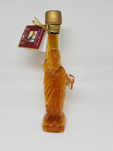 Experience Nature! Enjoy the golden goodness of pure maple syrup - a sweet treat only nature could provide in this collectible Statue of Liberty bottle. All syrup is Grade A Amber Color & Rich Taste, unless otherwise requested.  3.4 ounces glass bottle