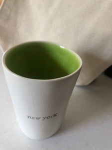 Although durable, porcelain is not oven or freezer safe — extreme temperature changes may cause cracking or breakage. Clean with mild soap and water by hand or in a dishwasher. Avoid bleach, corrosive cleaners and abrasive cleaning tools such as metal scrapers, which can leave marks on the surface. Like any ceramic, porcelain will break if dropped. Dimensions: 4" H