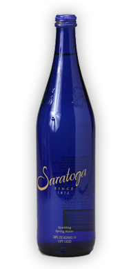 Saratoga Sparkling Spring Water is the perfect balance of light taste with just the right amount of carbonation.  The champagne-like bubbles help cleanse the palate and complement the flavors of fine food and wine. Carbonated, sodium free, low mineral 28 oz glass bottles